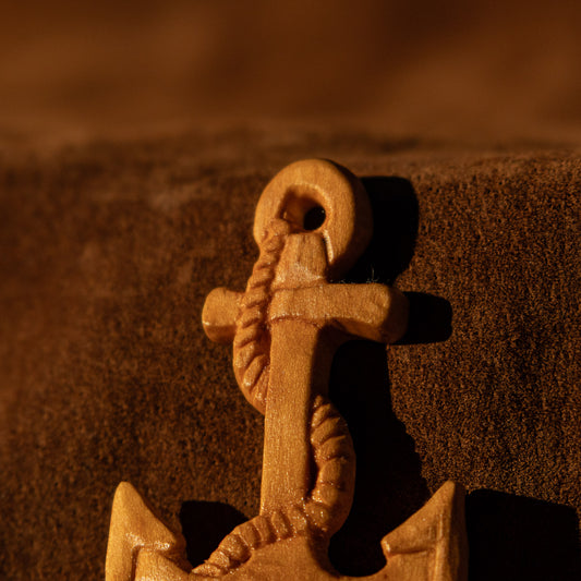 Anchor Pendant Carving