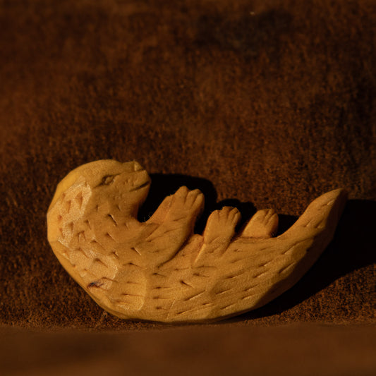 Otter Pendant Carving