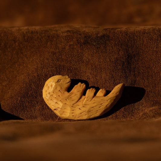 Otter Pendant Carving