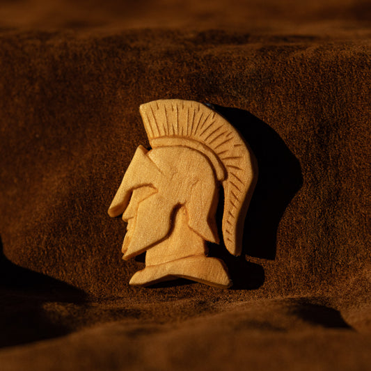 Spartan Warrior Pendant Carving