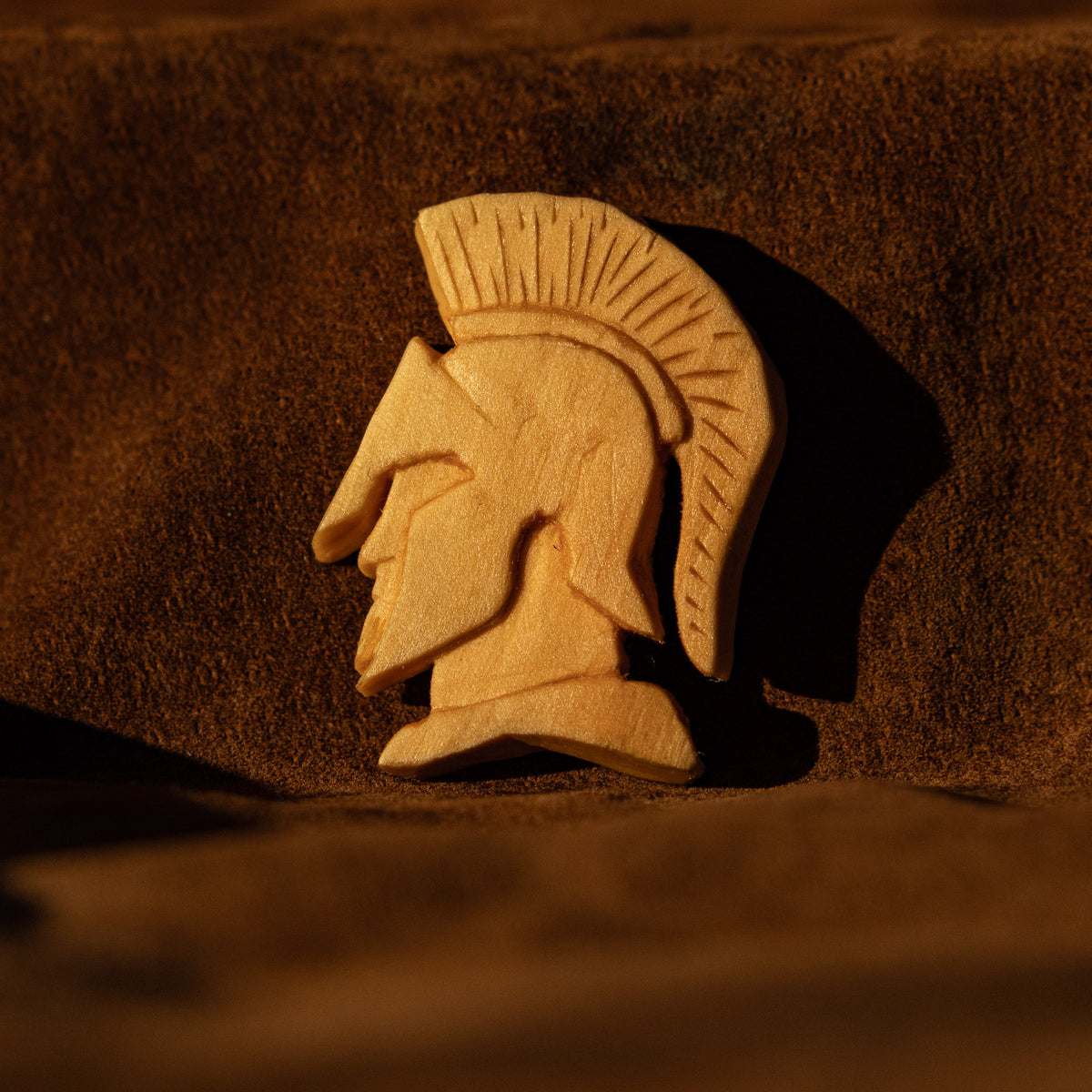 Spartan Warrior Pendant Carving