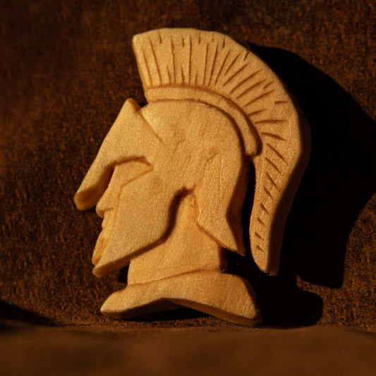 Spartan Warrior Pendant Carving